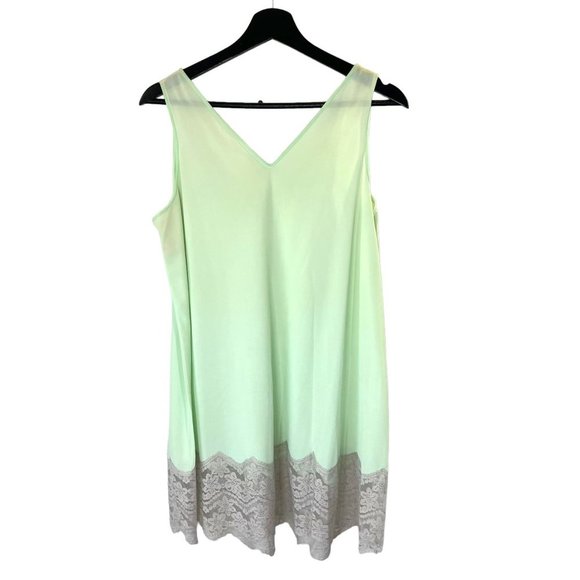 Vintage 50s Sears Green Lace Sheer Babydoll Nightgown and Robe Medium - Picture 4 of 9